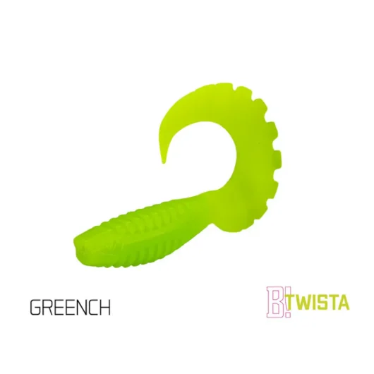 Kummikala Twistax Eeltail 100mm, Greench, 5tk/pk tootepilt