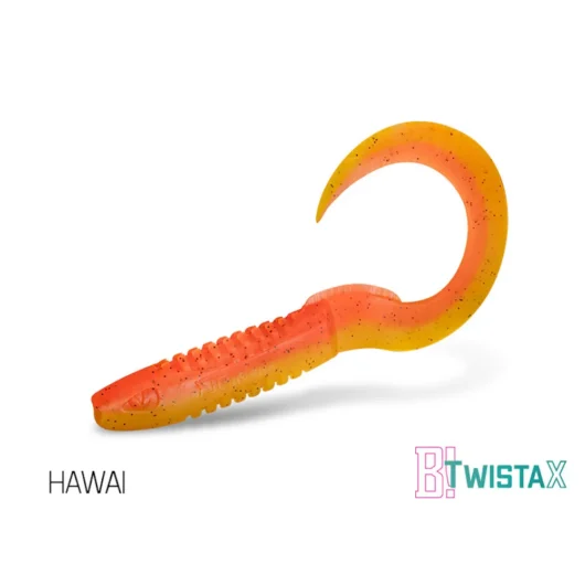 Kummikala Twistax Eeltail 60mm, 5tk/pk, Hawai