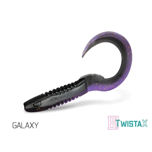 Lisapilt: Kummikala Twistax Eeltail 60mm, Galaxy, 5tk/pk