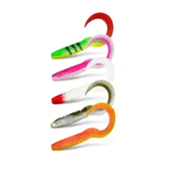 Kummikala Twistax Eeltail 60mm, Mix, 5tk/pk
