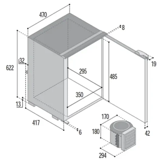 Sügavkülmik C55BT, 56L - Image 3