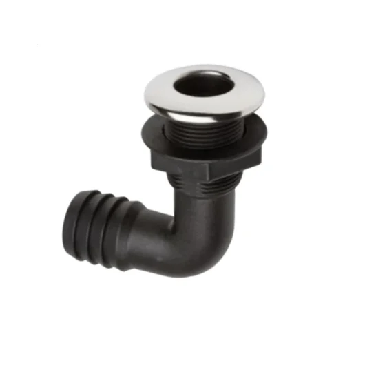 Läbiviik laevakerele 1 1/4" x 32mm, 90°, plastik/AISi316 tootepilt