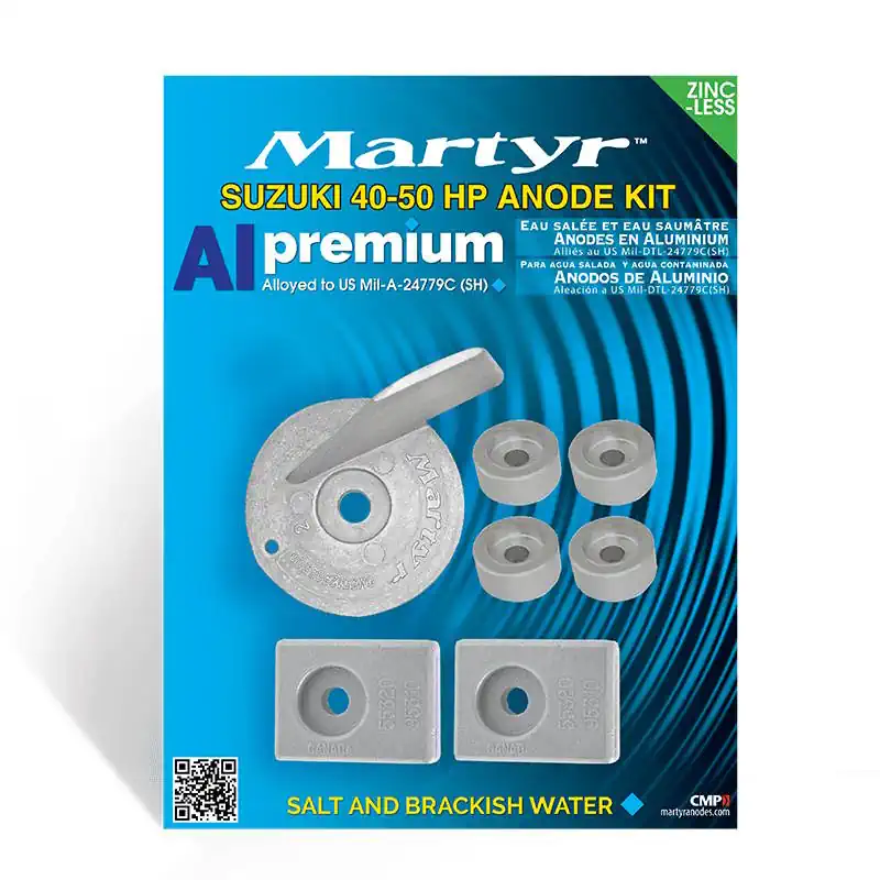 Anoodide kompl Suzuki (7tk), 40-50hp AL tootepilt