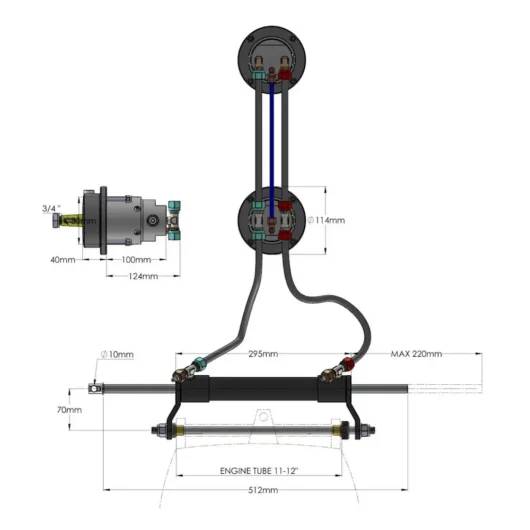 Hüdrauliline pump - rooliajam TL1-16 - tagasivooluklapiga (MRA) - Image 3