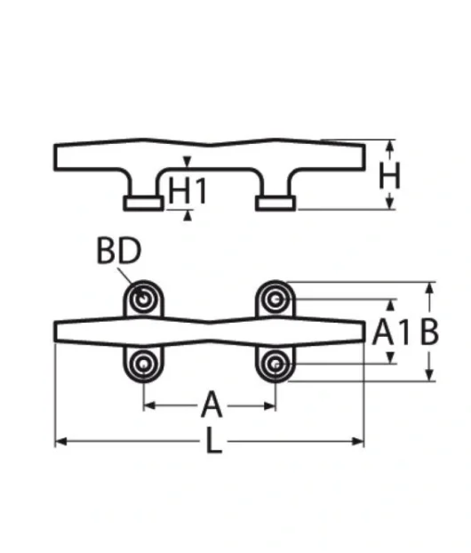 Standardne ümar knaap 150mm, AISi316 - Image 2