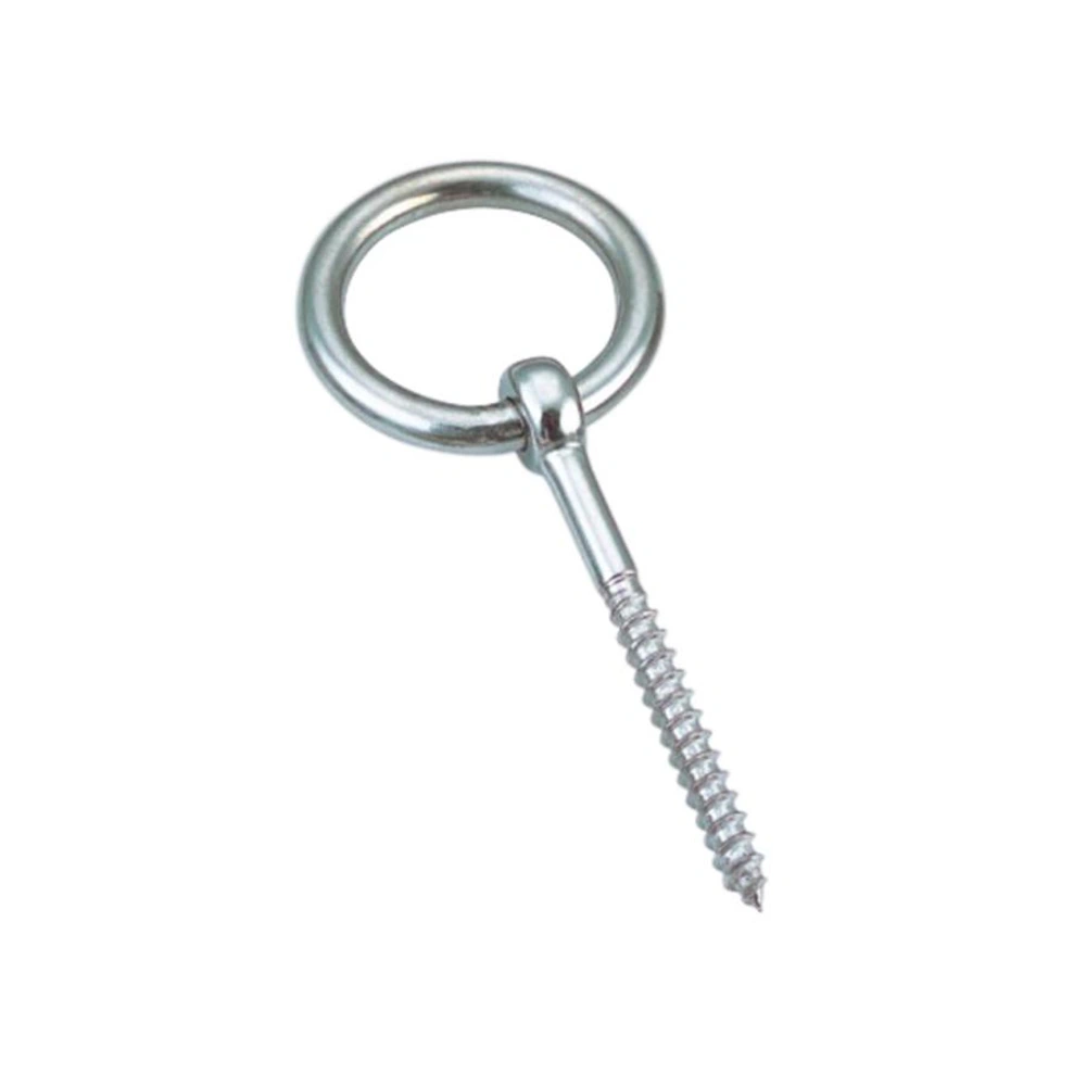 O-rõngaga puidukruvi 8×80mm, rõngas Ø50mm, AISi316