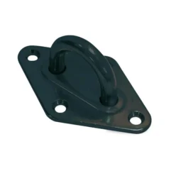 U-plaat 60x36mm, Ø5mm, AISi316 tuhm must