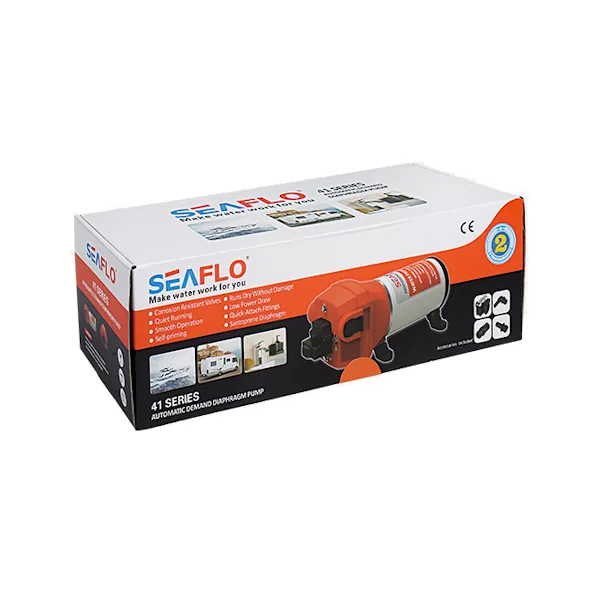 Veepump 17L/min (4.5GPM), 2.8bar, 12V - Pilt 4