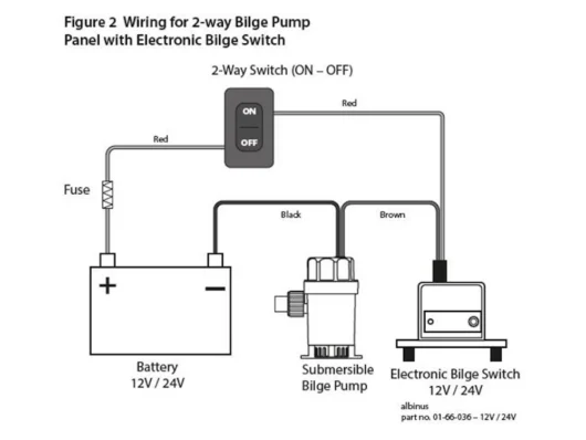 Pilsipumba elektrooniline tasemeandur/lüliti, 12/24V - Image 3