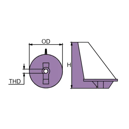 Trimmilaba anood Mercury 80-140hp - Image 2